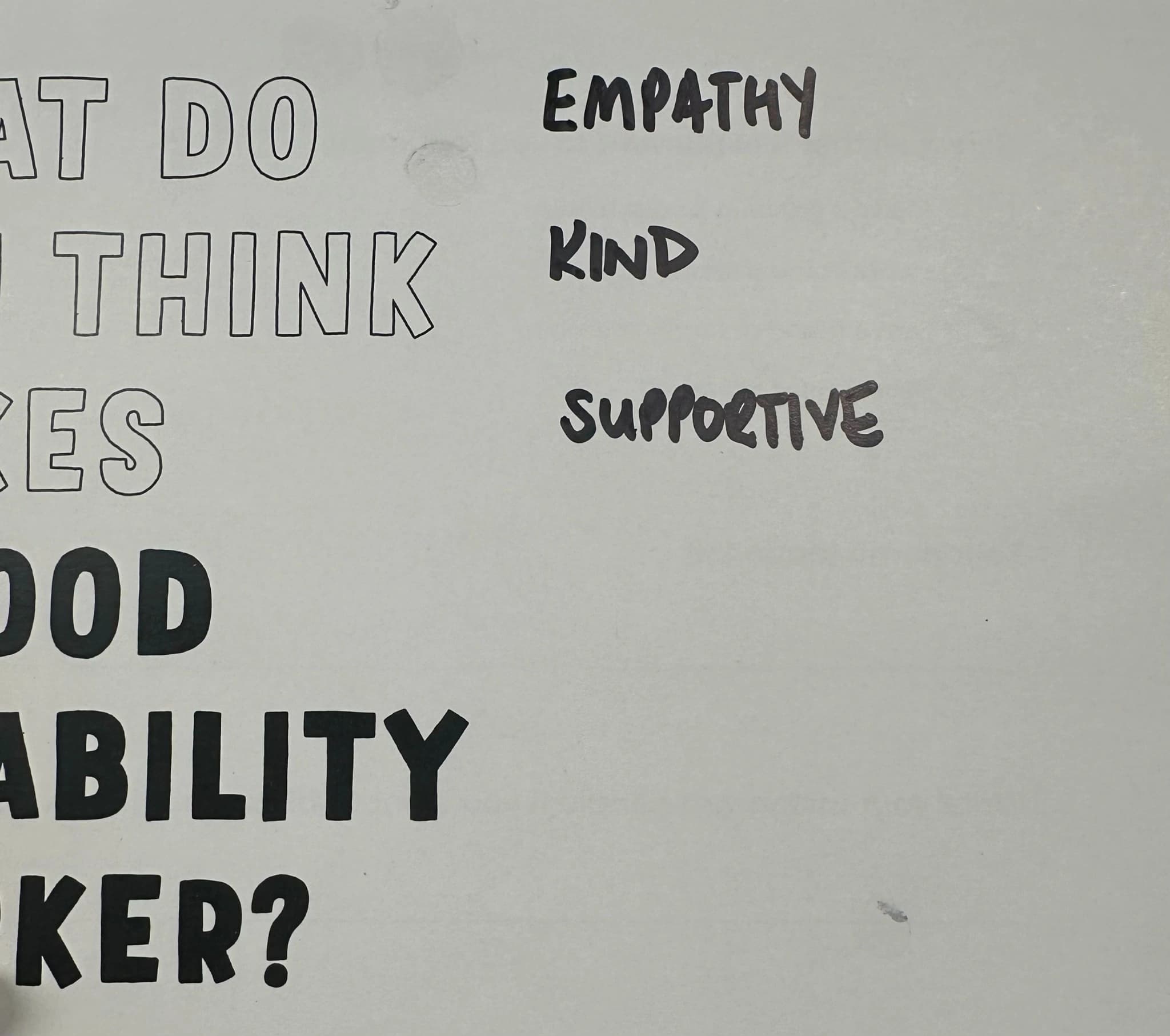 EMPATHY KIND SUPPORTIVE